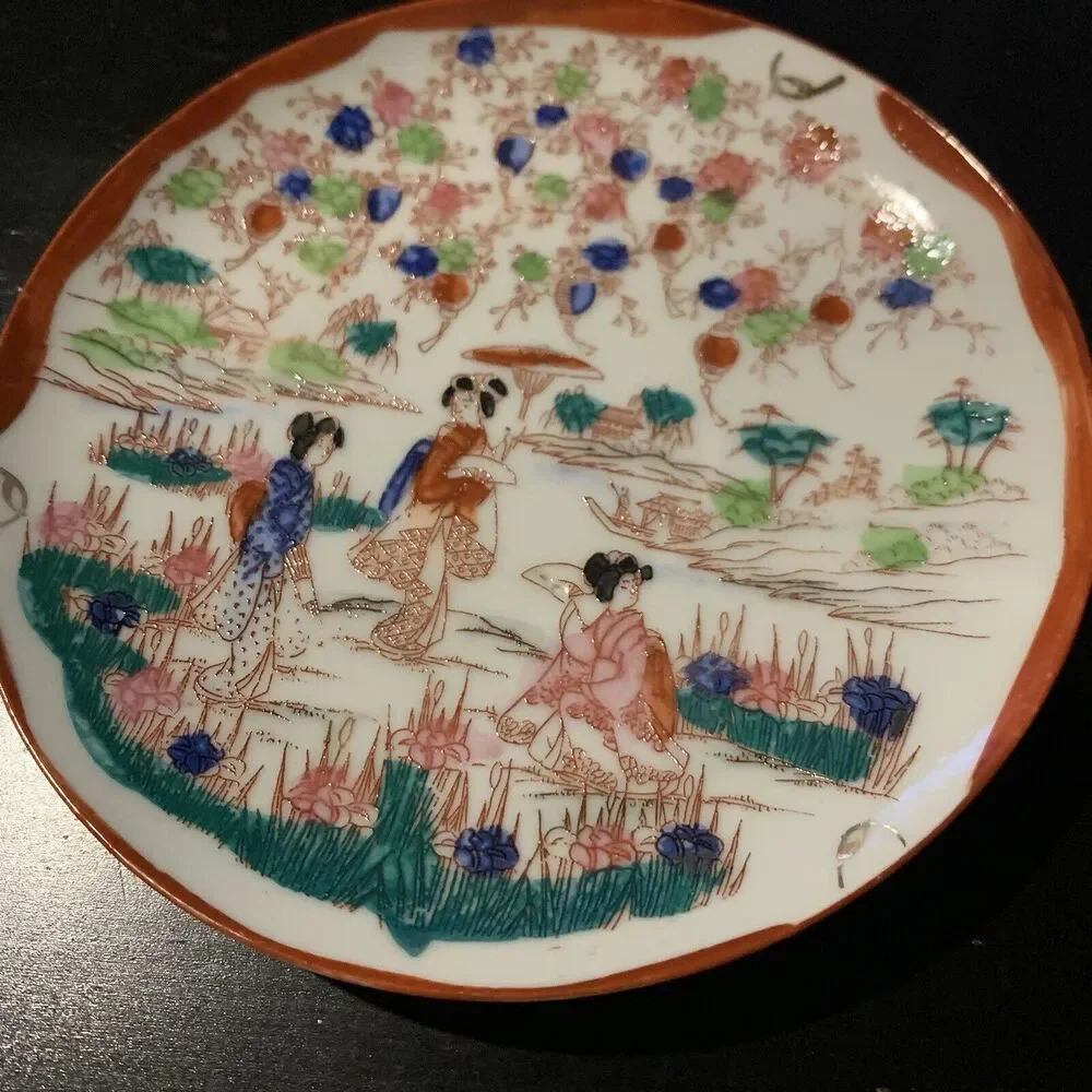 vintage japanese plate vintage antique